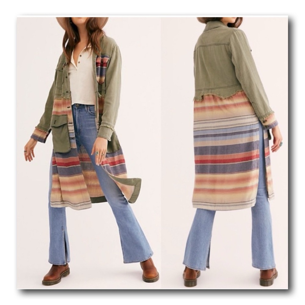Free People Arizona Sunset Duster EUC #Festival #Duster